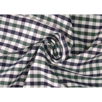 Oliver/Marina cheques Sarga camisas de tejido de poliéster de algodón 40 60